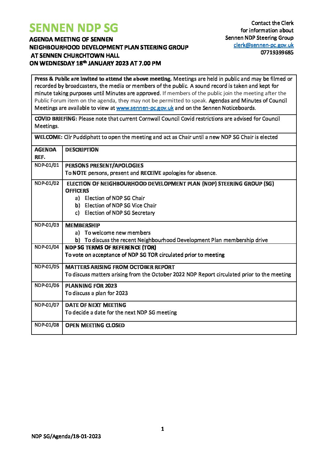 SPC NDP SG Agenda 18-01-2023