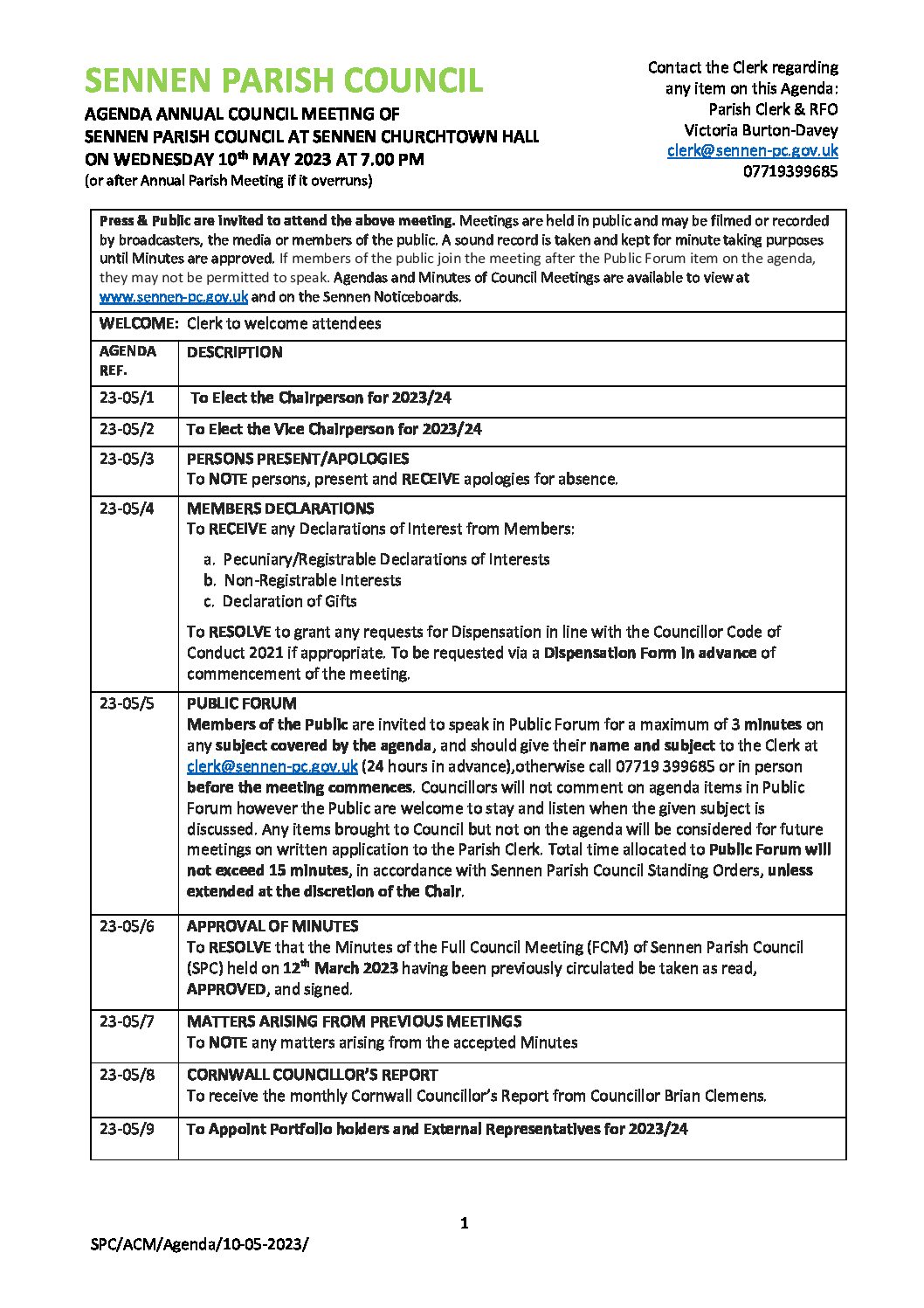 SPC ACM Agenda 05-2023