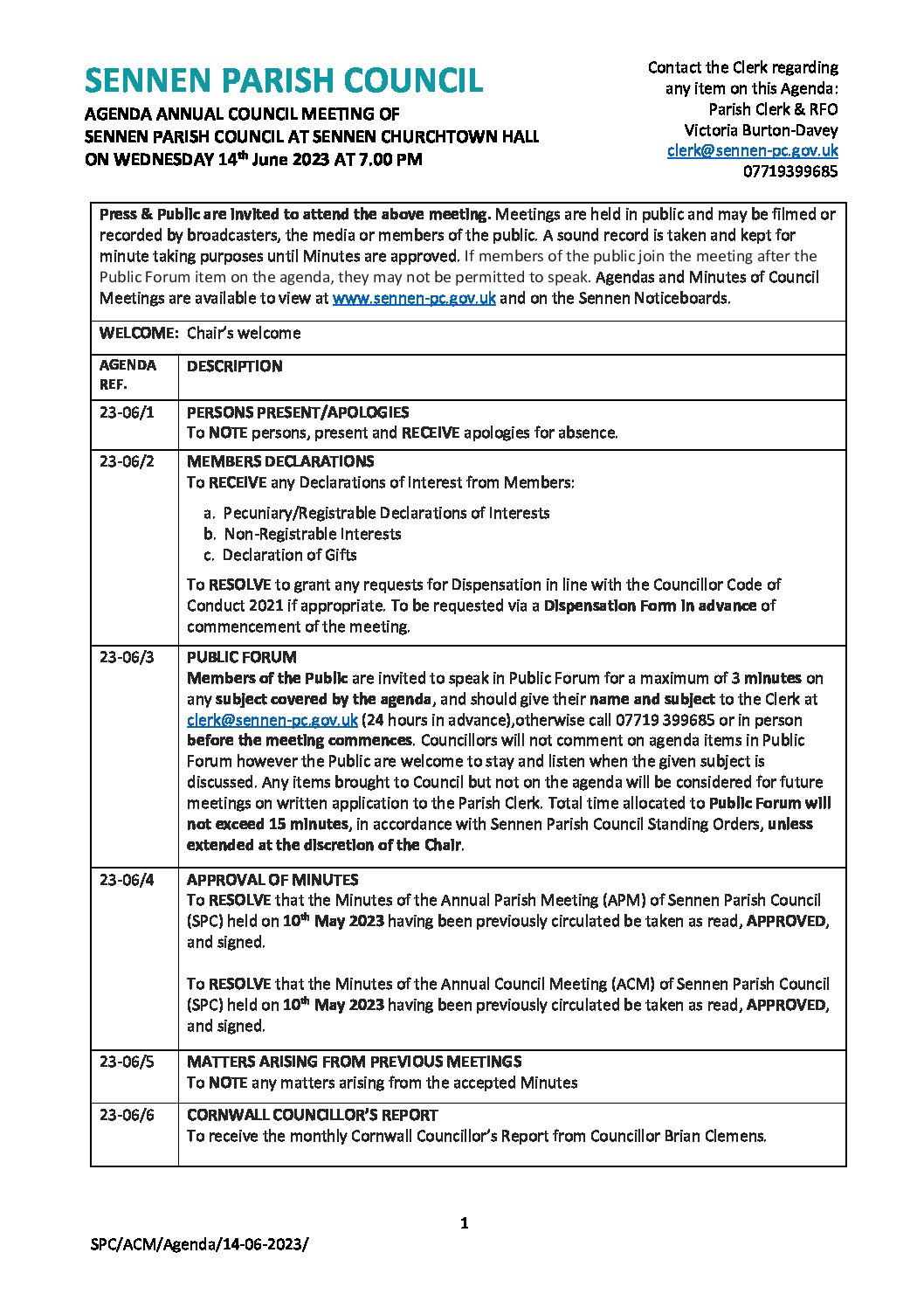 SPC FCM Agenda 06-2023