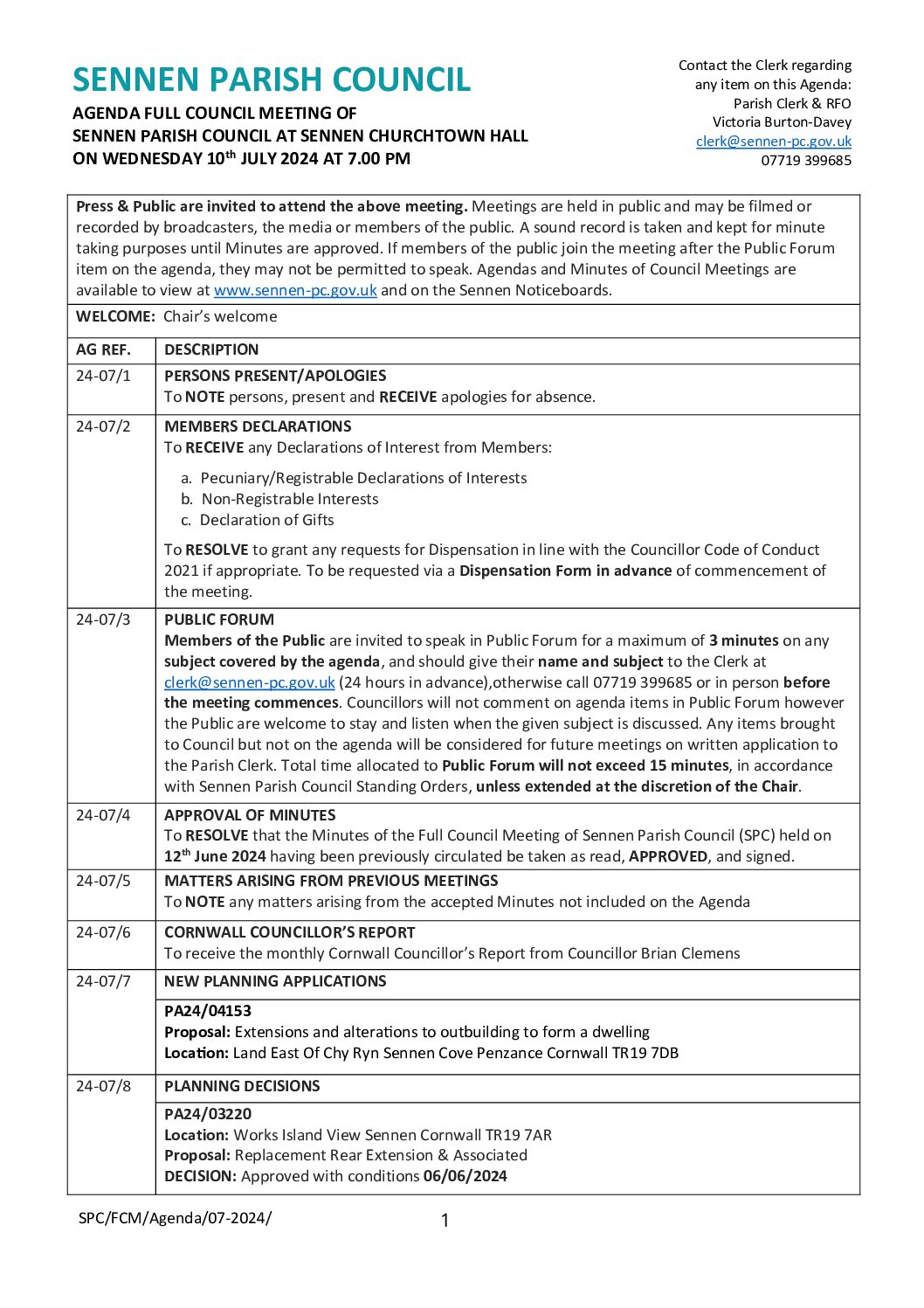 SPC FCM Agenda 07-2024