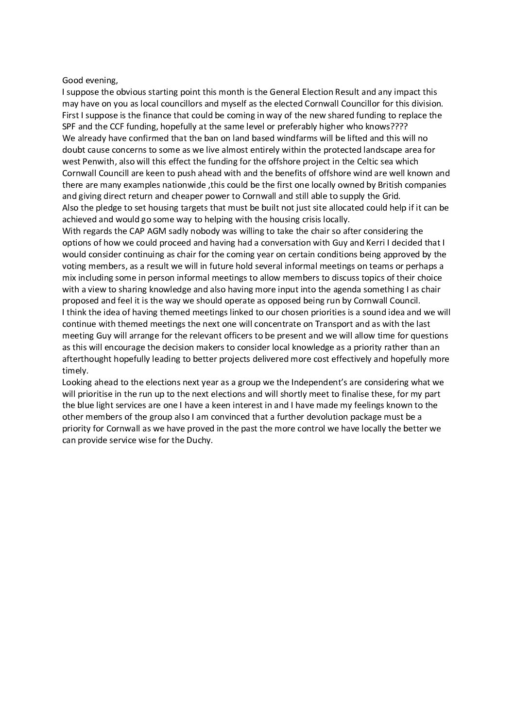 SPC Local Member Report 07-2024