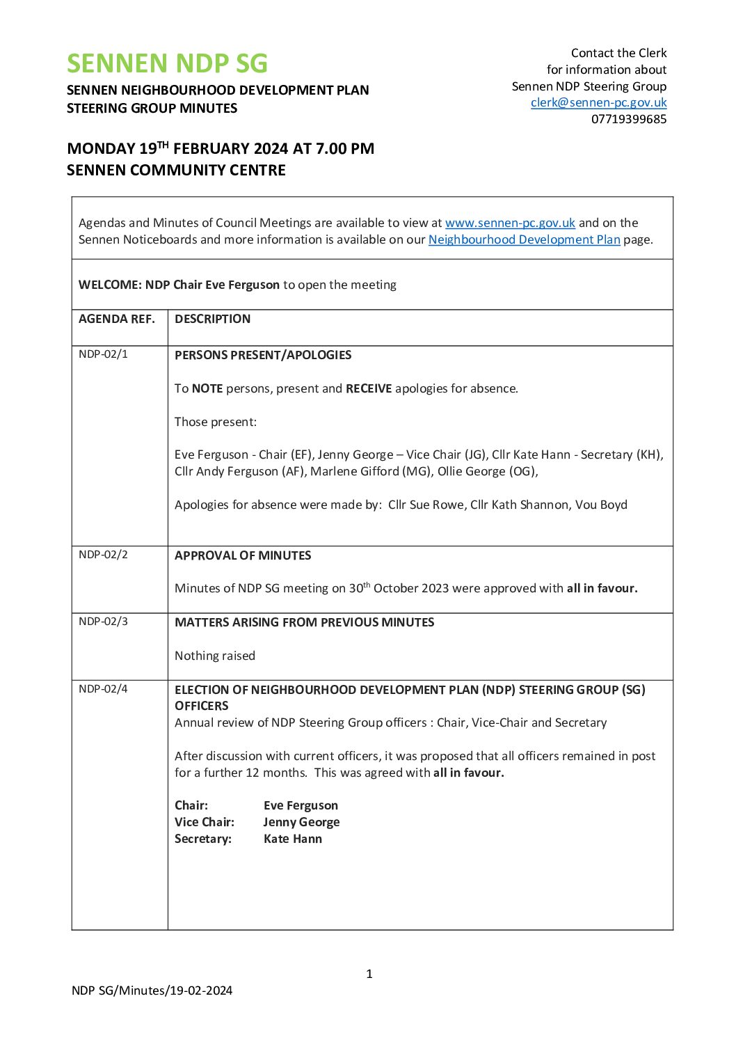 SPC NDP SG Minutes 19-02-2024