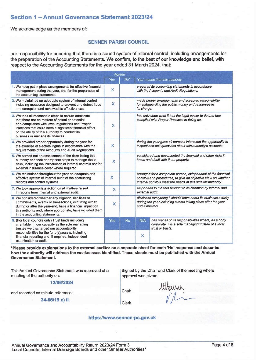 SPC External Audit Report 2023-24
