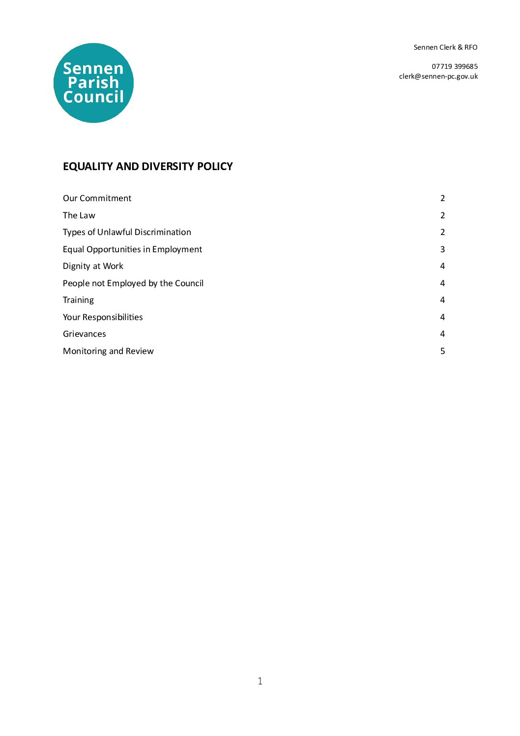 SPC Equality and Diversity Policy 2025