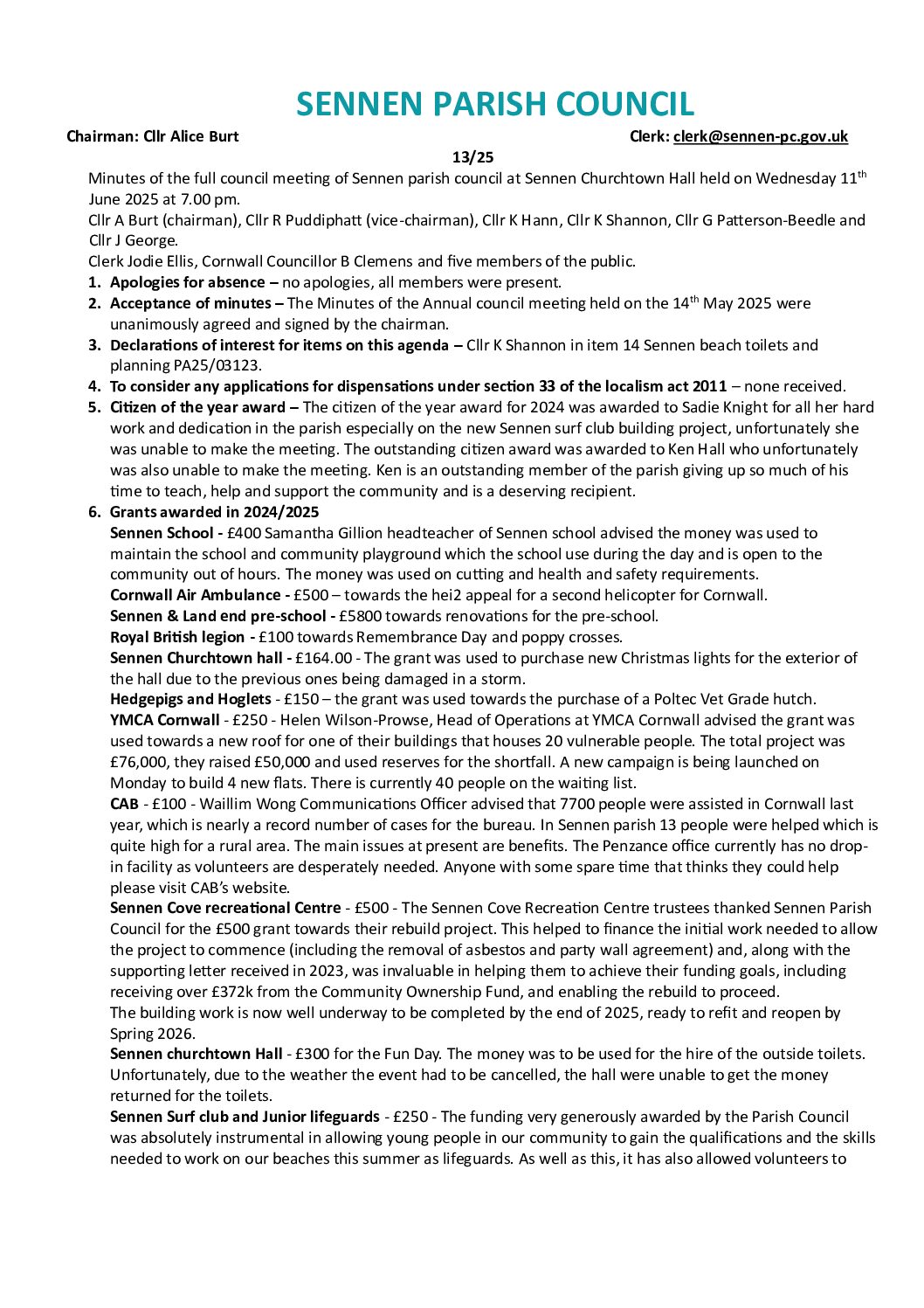 SPC FCM Minutes 06-2025