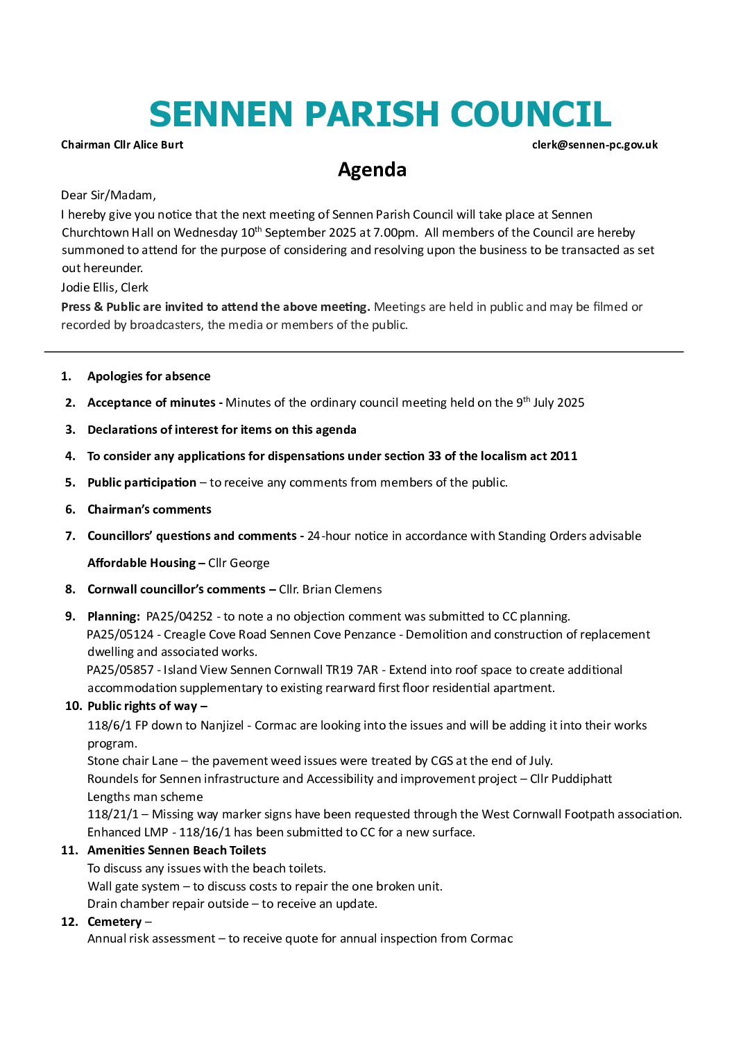 SPC FCM Agenda 09.2025