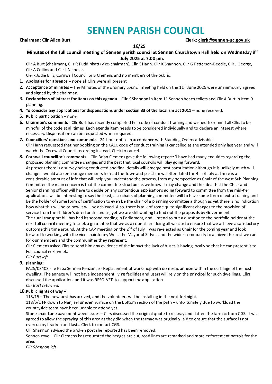 SPC FCM Minutes 07-2025