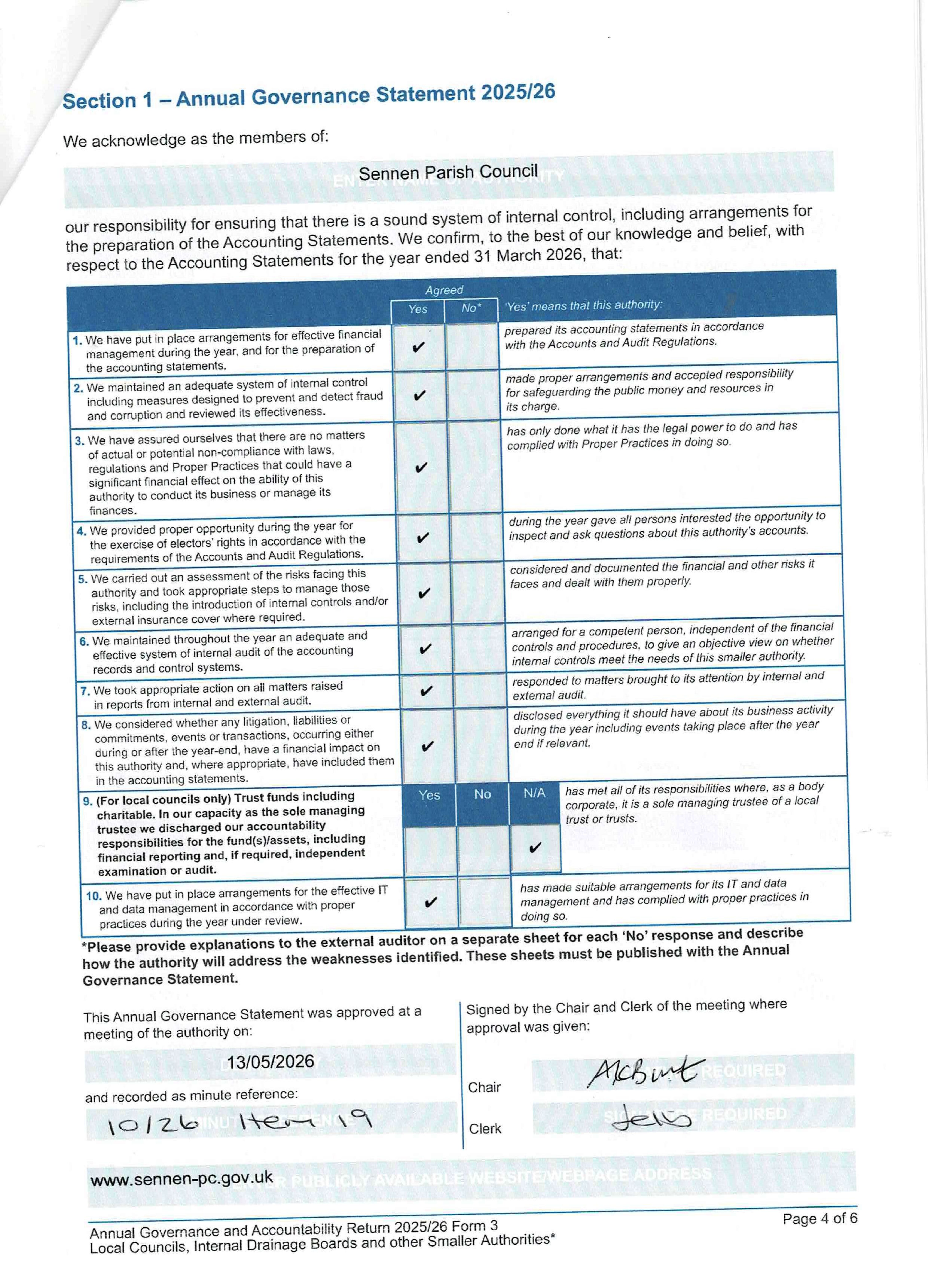 Annual Governance Statement